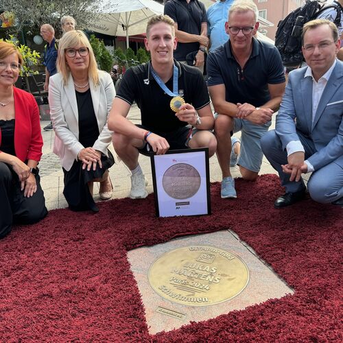 Lukas Mrtens auf "Sports Walk of Fame" verewigt