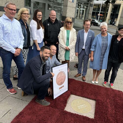Bennet Wiegert auf Sports Walk of Fame verewigt