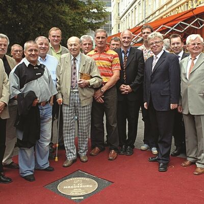 Mannschaft des 1. FC Magdeburg Europapokal '74