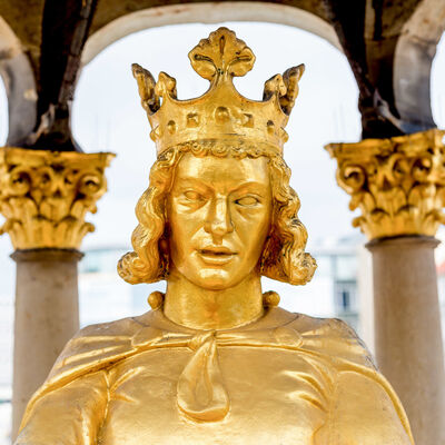 Goldener Reiter auf dem Alten Markt