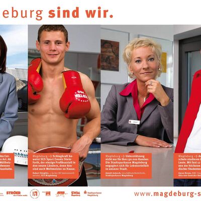 Stadtmarketingkampagne "Magdeburg sind wir" 2003/2004